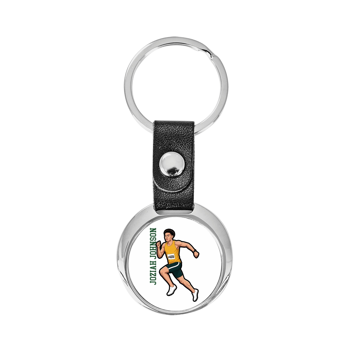 Key Chain — Name Vertical in Classic