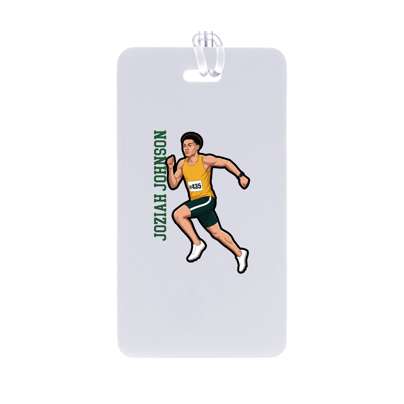 Bag Tag — Name Vertical in Classic