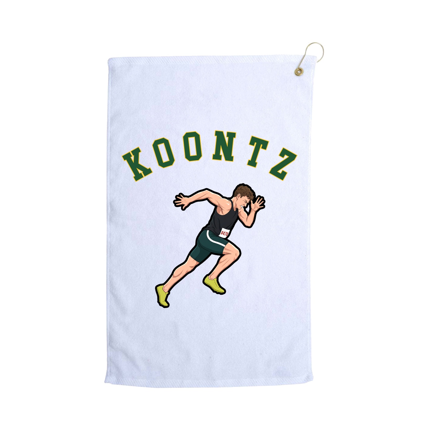 Golf Towel — Shirsey Arch in White