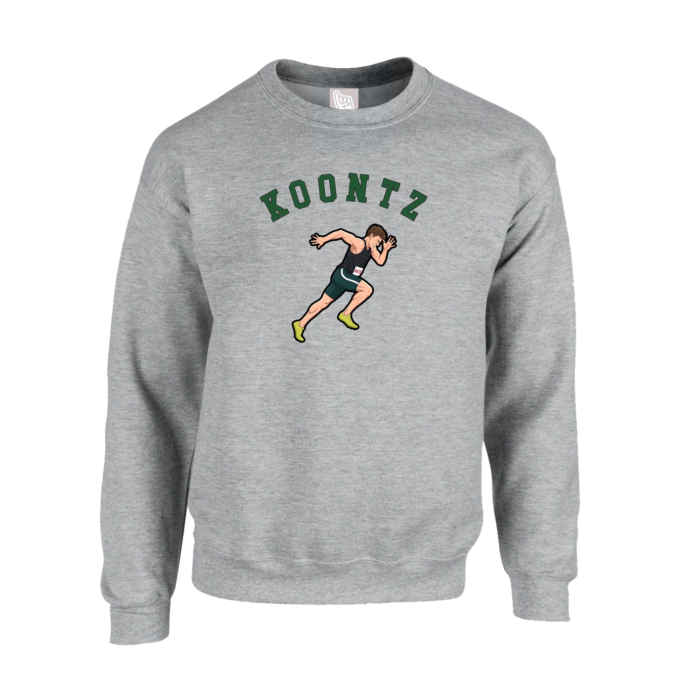 Fleece Crew — Shirsey Arch in Grey