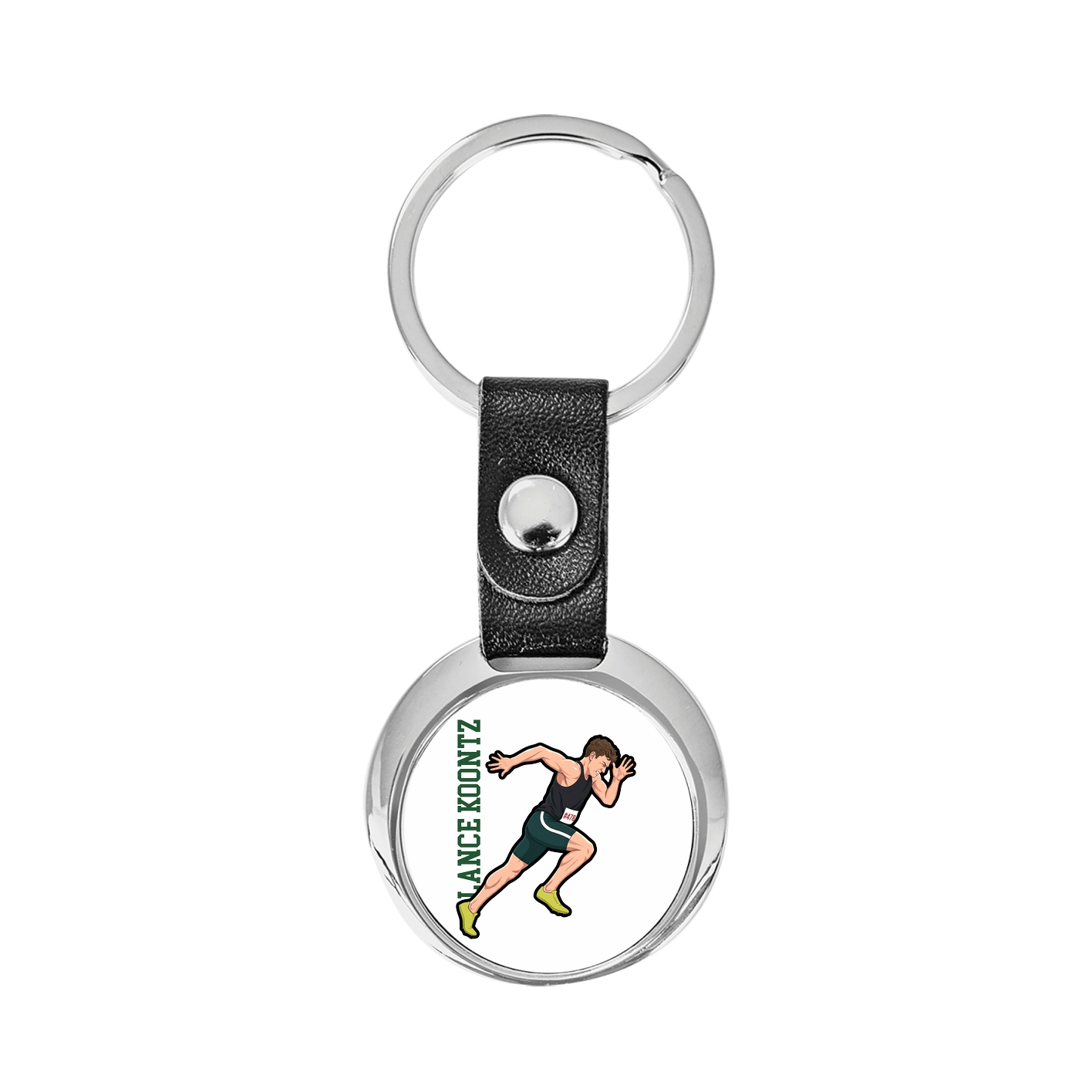 Key Chain — Name Vertical in Classic