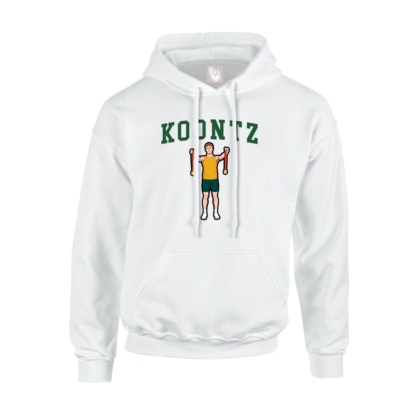 Hoodie — Shirsey in White