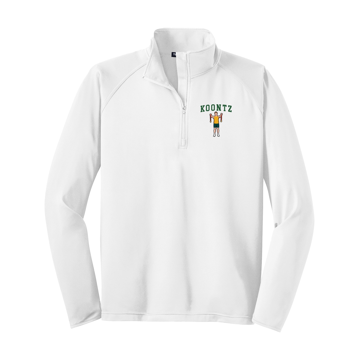 Q-Zip Pullover — Shirsey in White