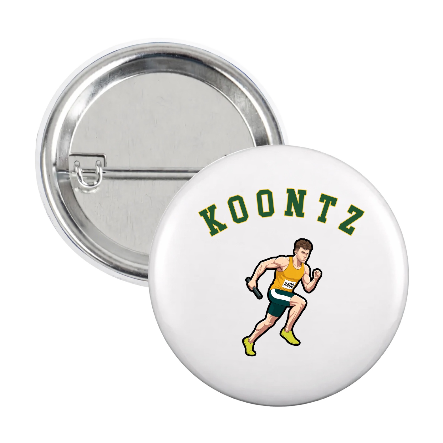 Game Day Button — Shirsey Arch in White