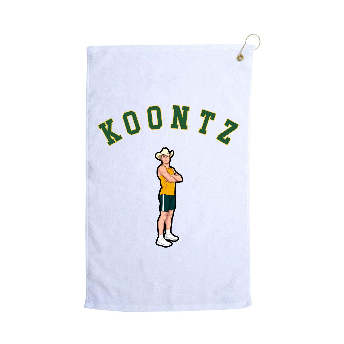 Golf Towel — Shirsey Arch in White
