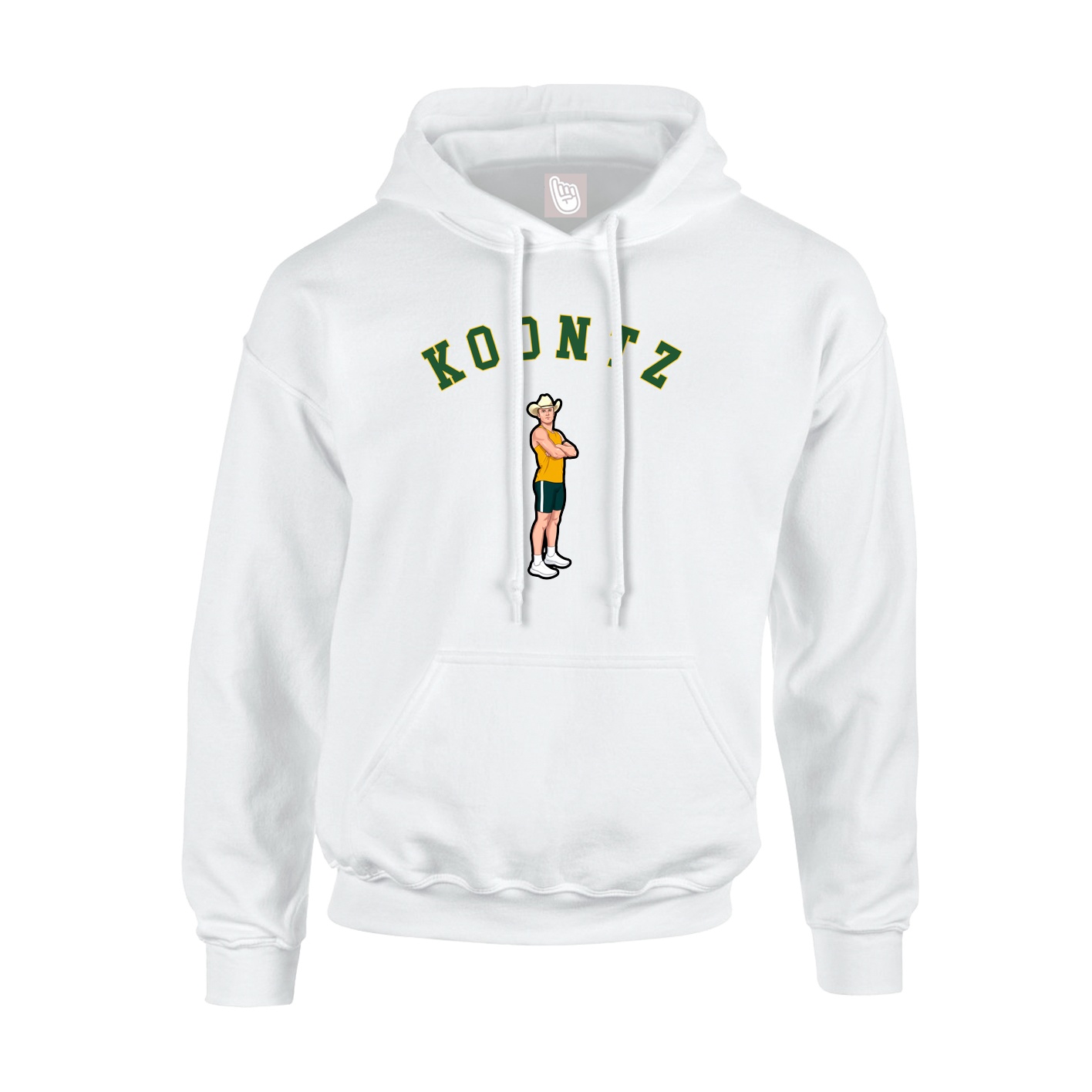 Hoodie — Shirsey Arch in White