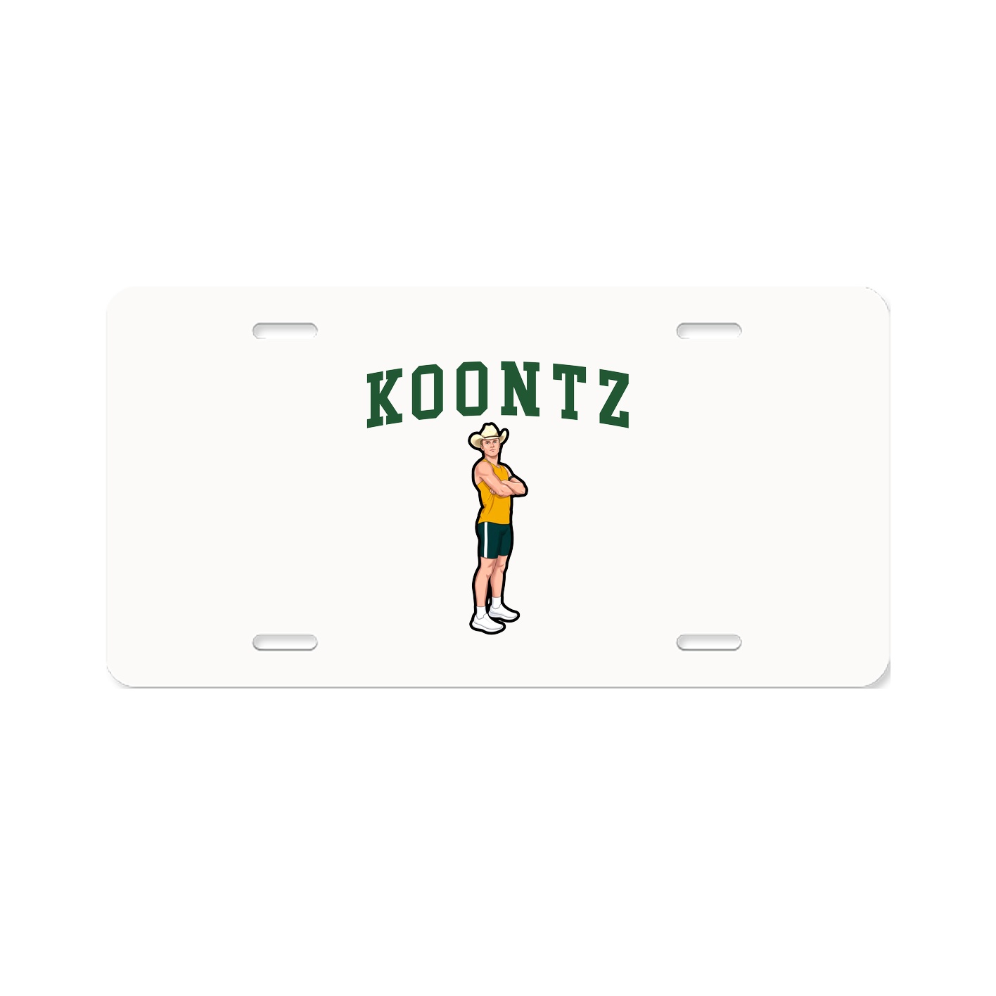 License Plate — Shirsey in Classic
