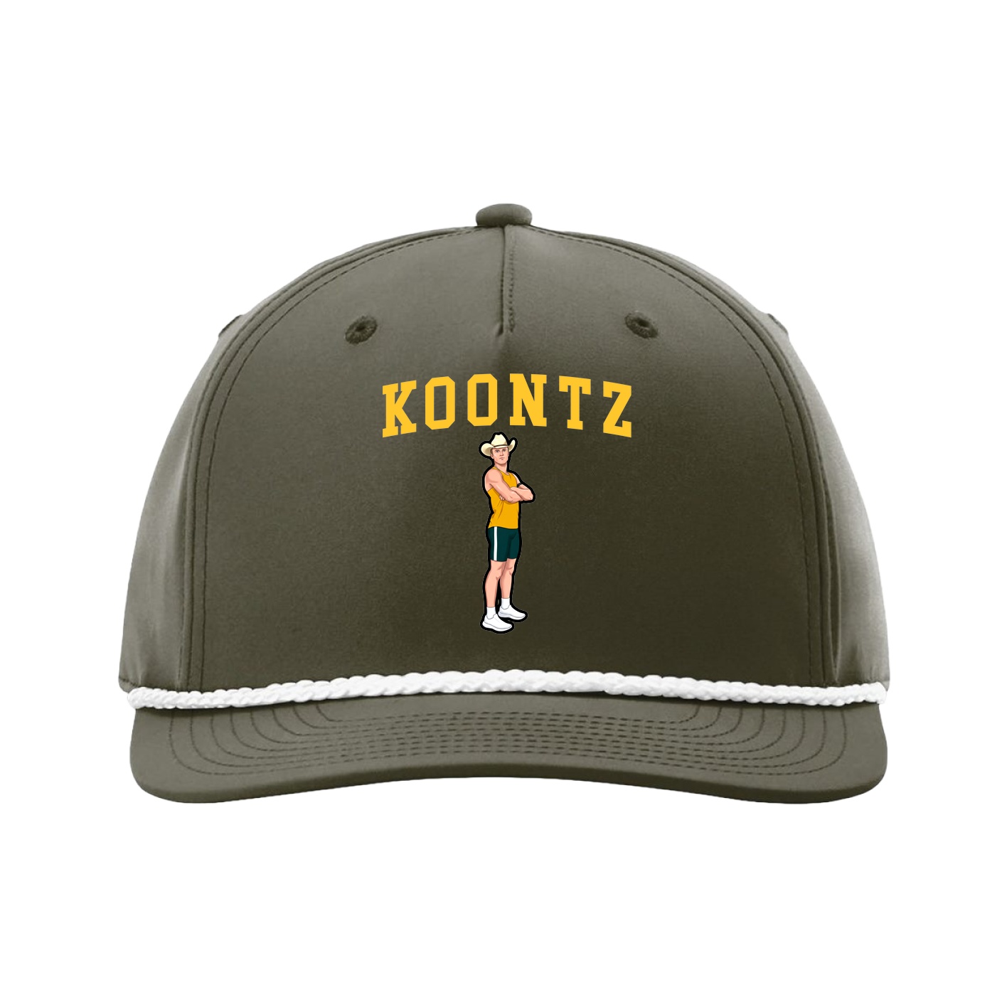 Five-Panel Classic Rope Cap — Shirsey in Green
