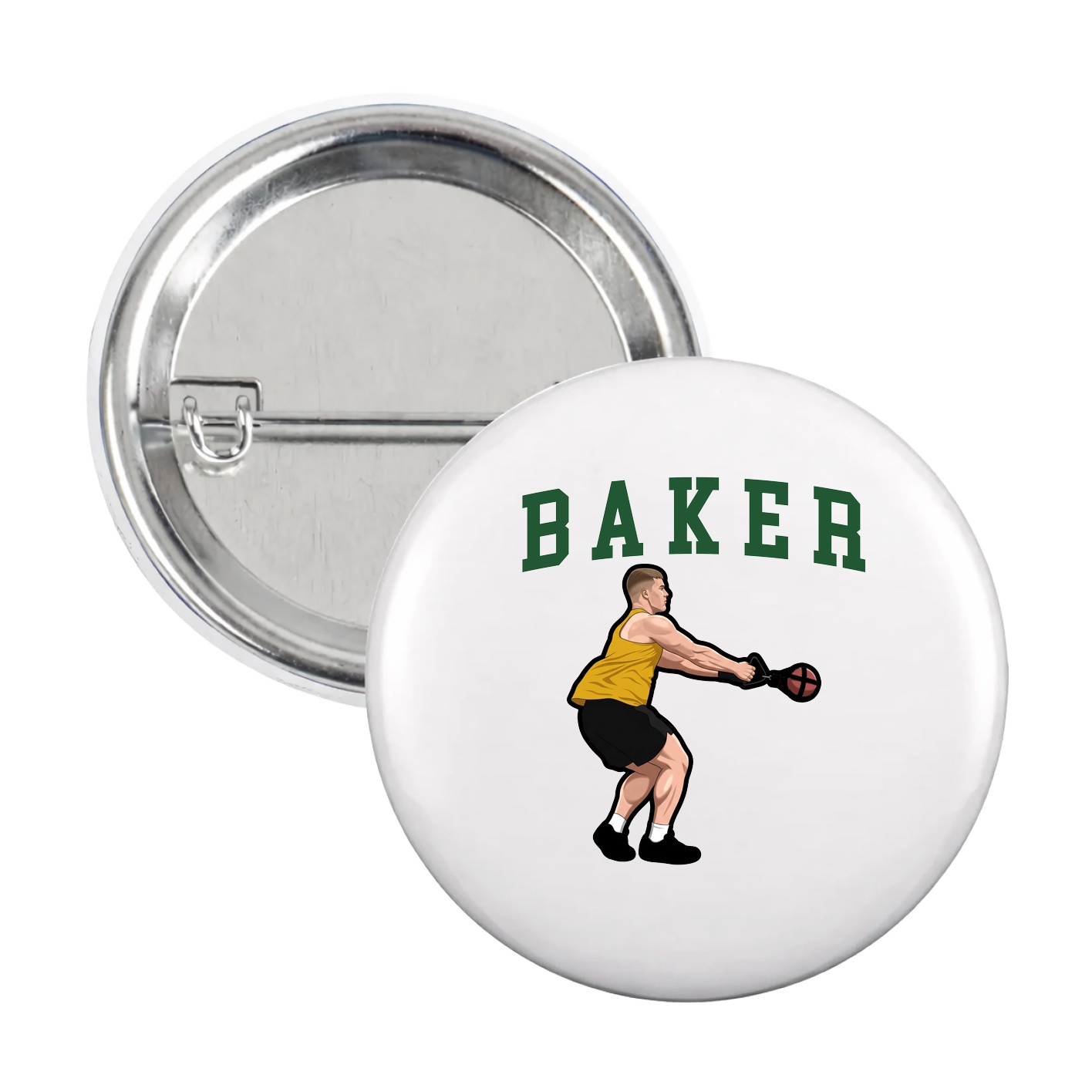 Game Day Button — Shirsey in White