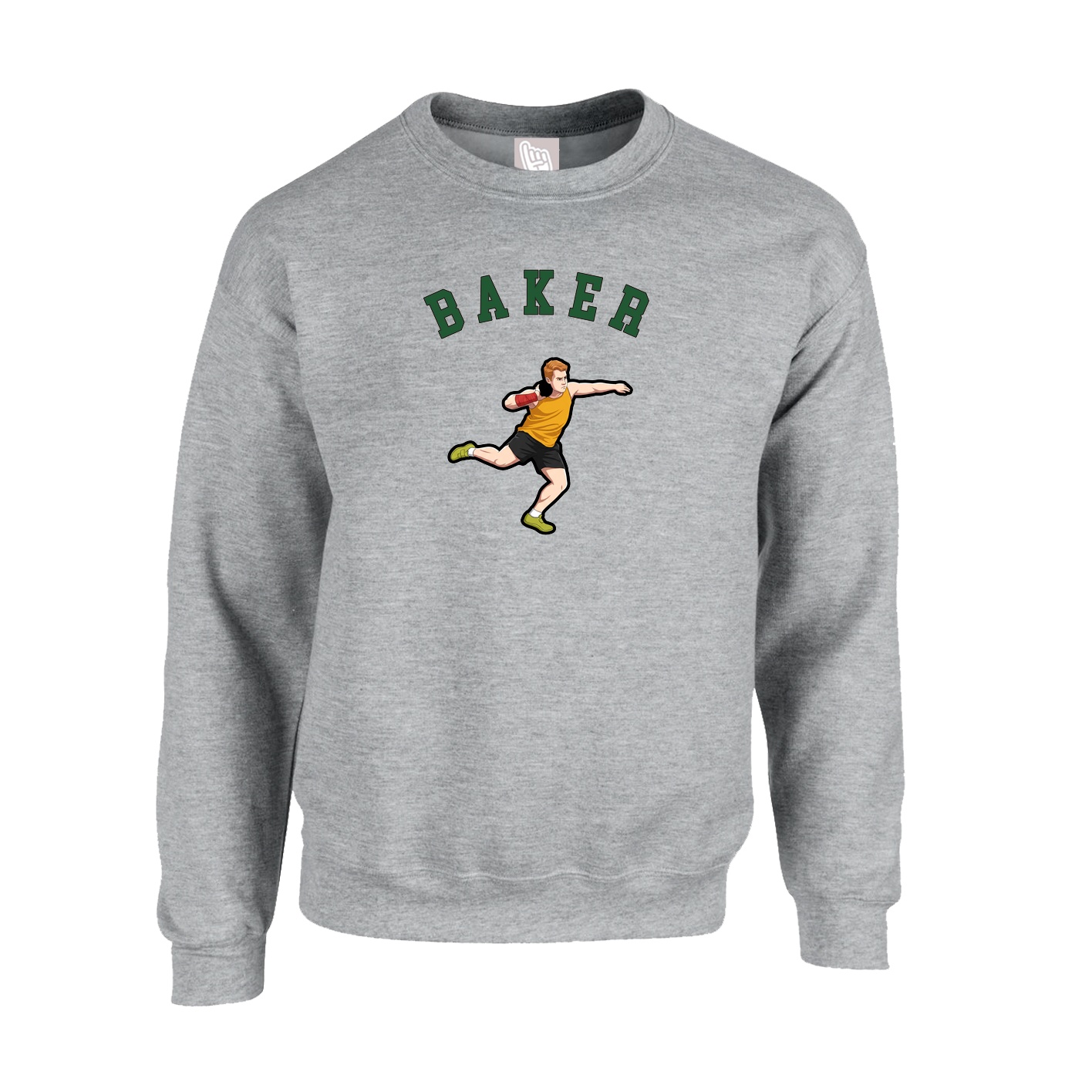 Fleece Crew — Shirsey Arch in Grey