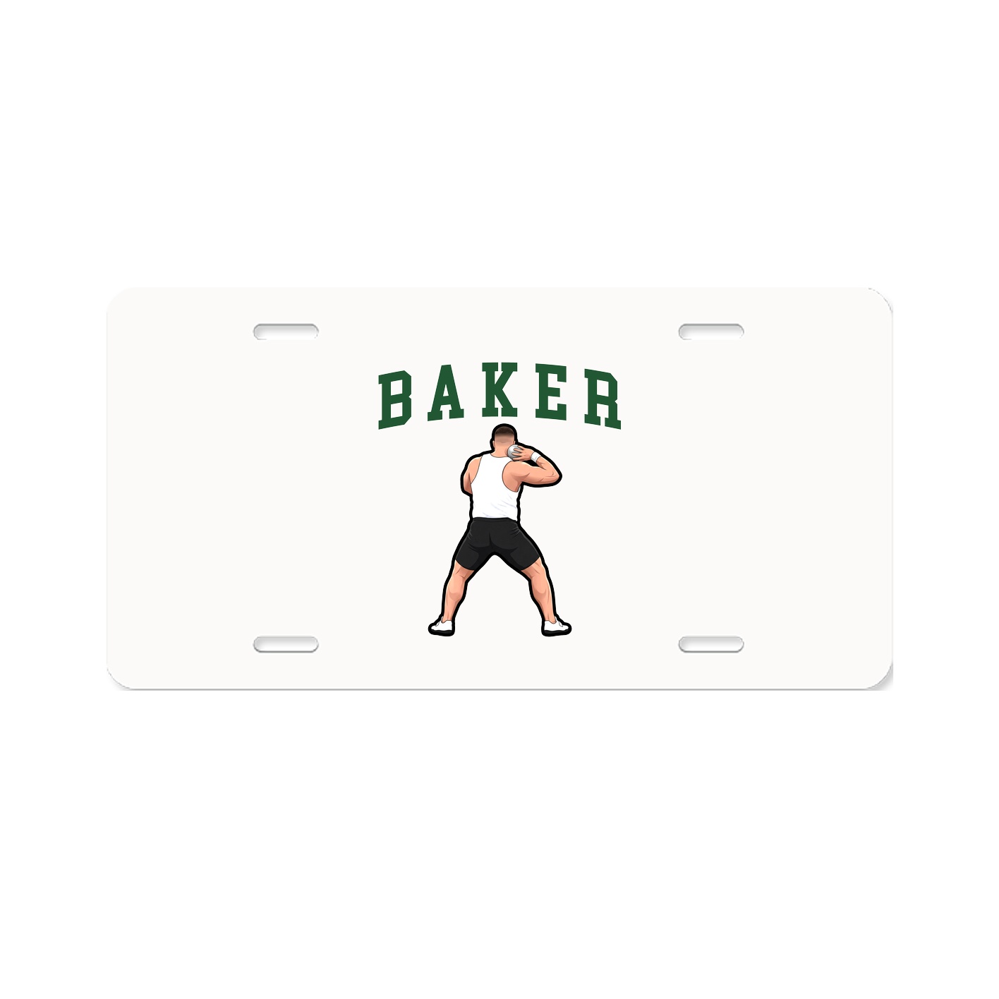 License Plate — Shirsey in Classic