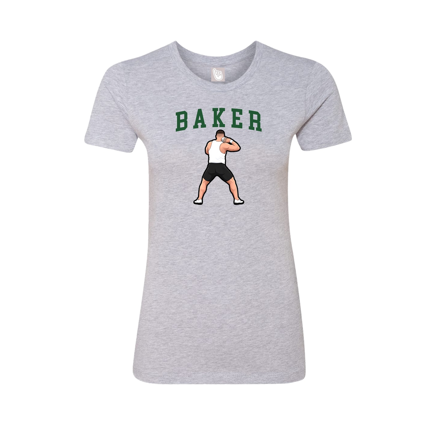 Fitted Women's Tee — Shirsey in Grey