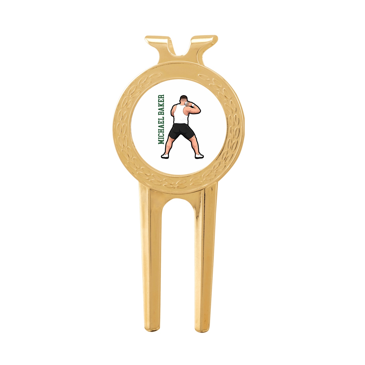 Divot Tool with Ball Marker — Name Vertical in Classic
