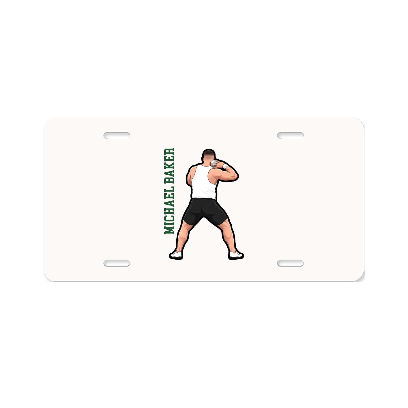 Aluminum License Plate