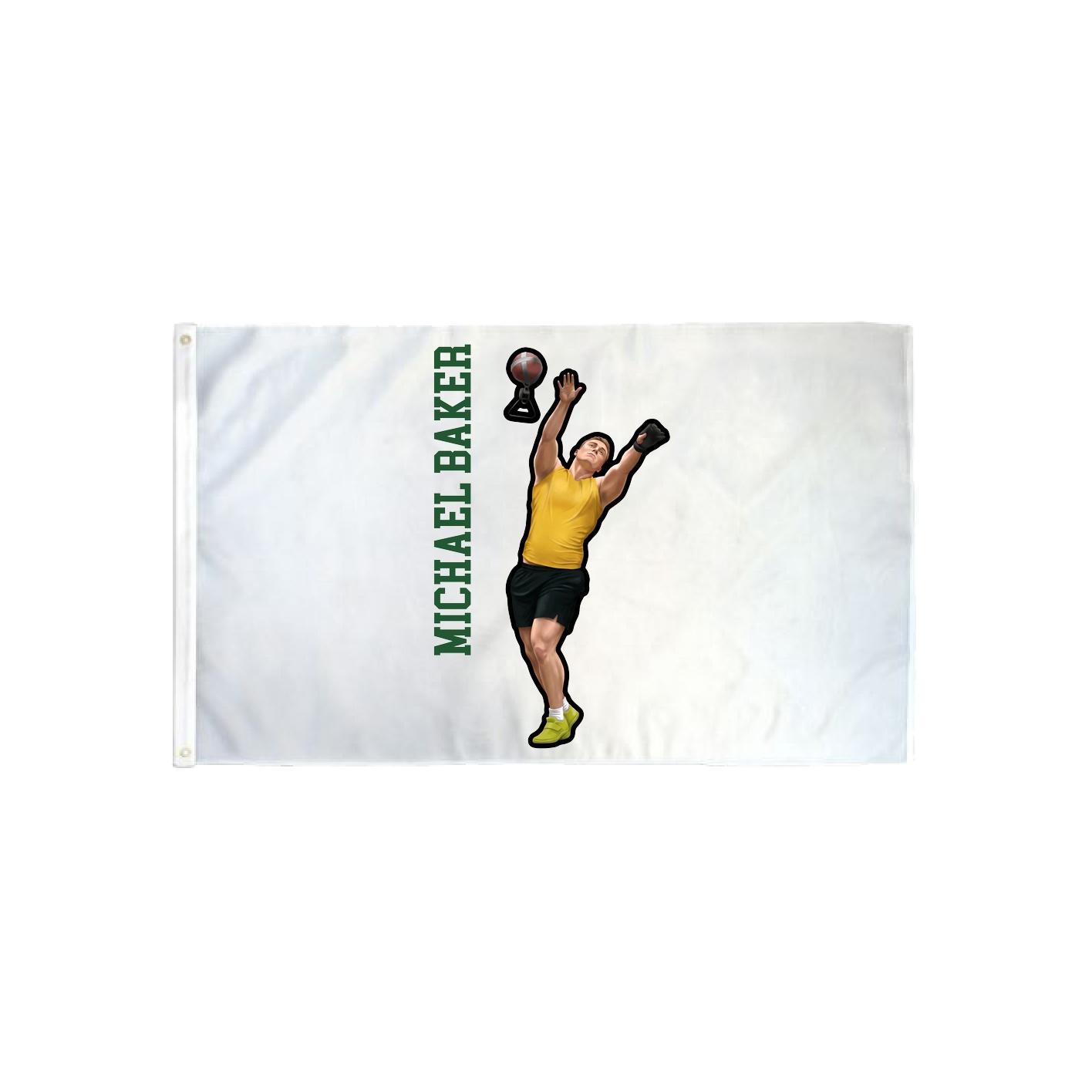 3x5 Flag — Name Vertical in Classic