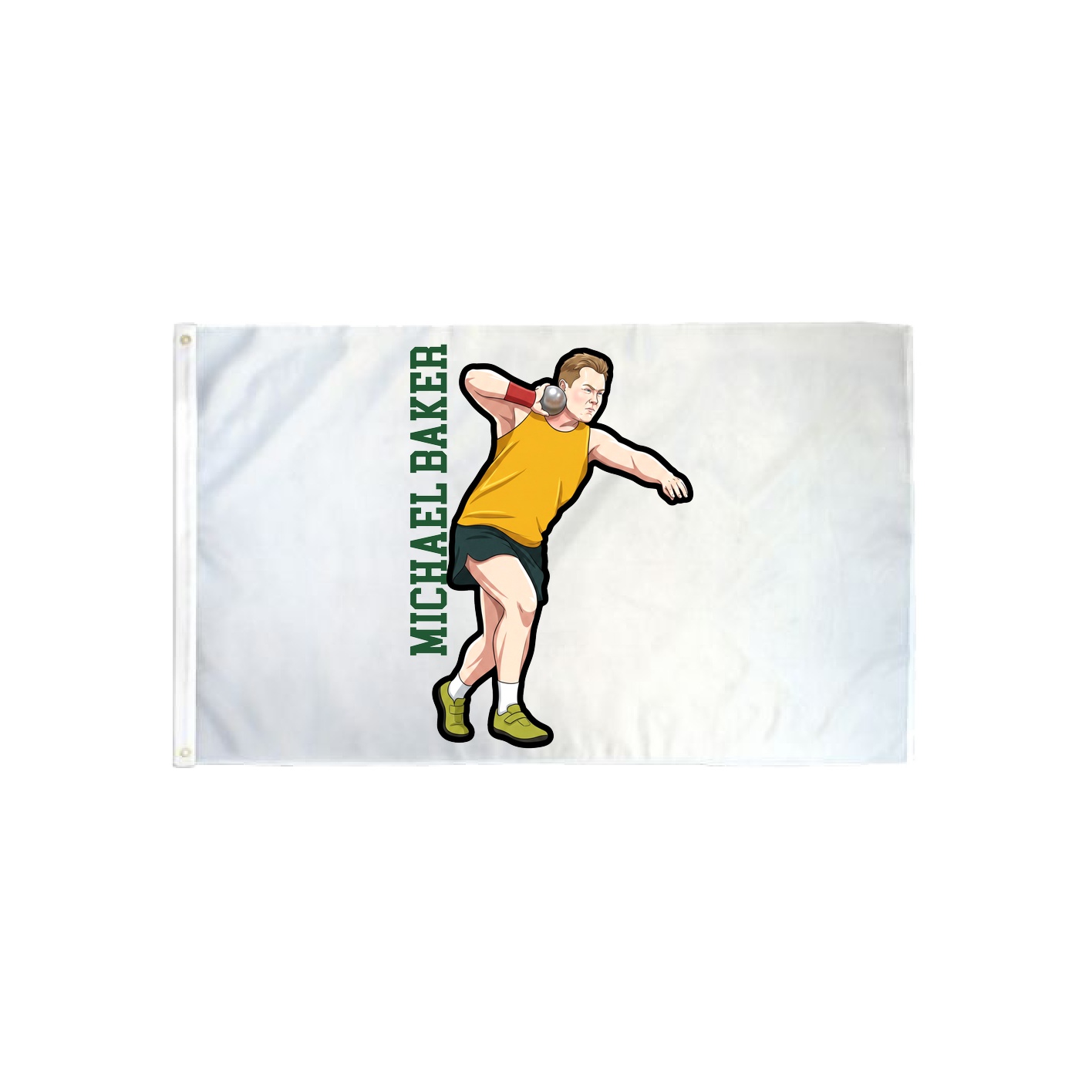 3x5 Flag — Name Vertical in Classic