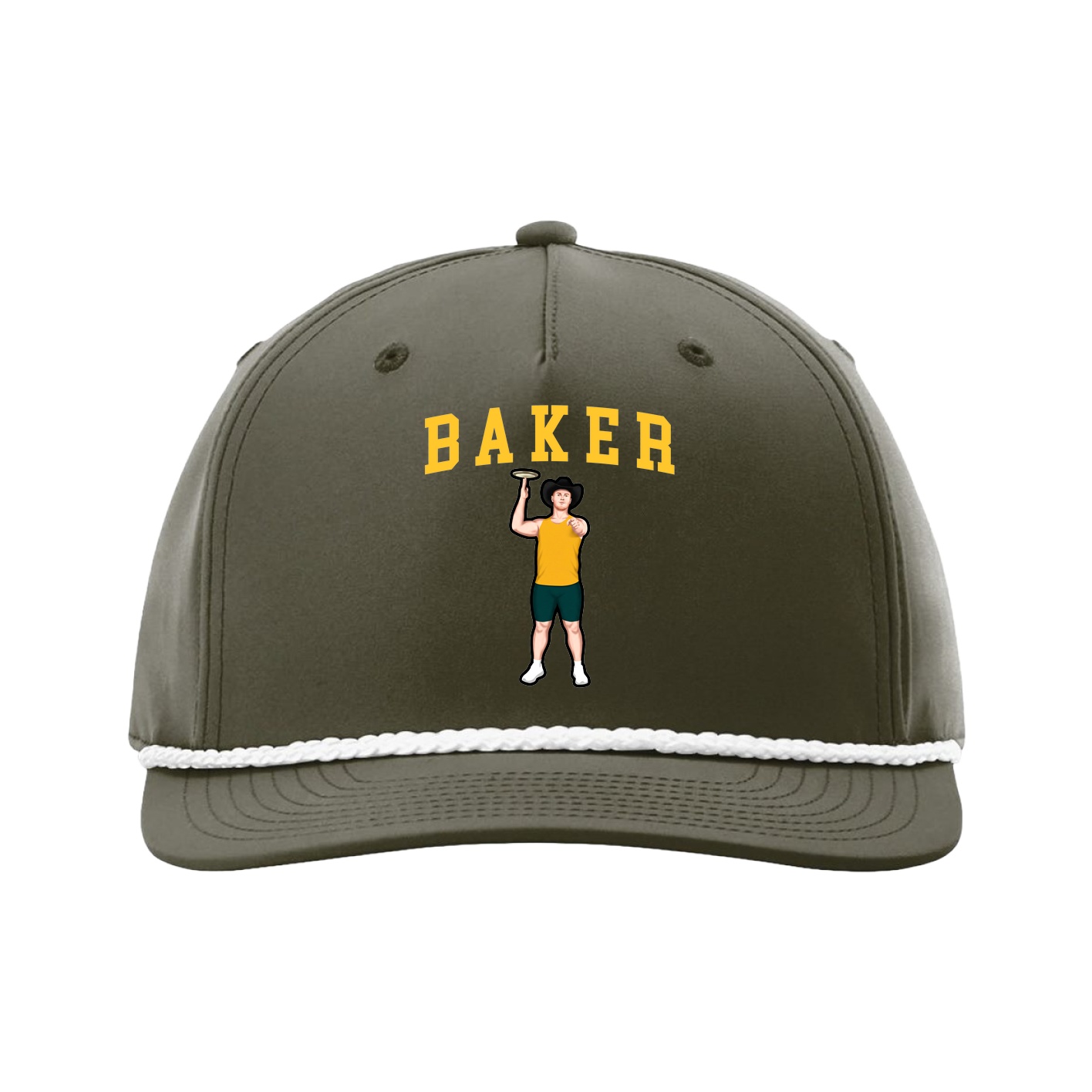 Five-Panel Classic Rope Cap — Shirsey in Green