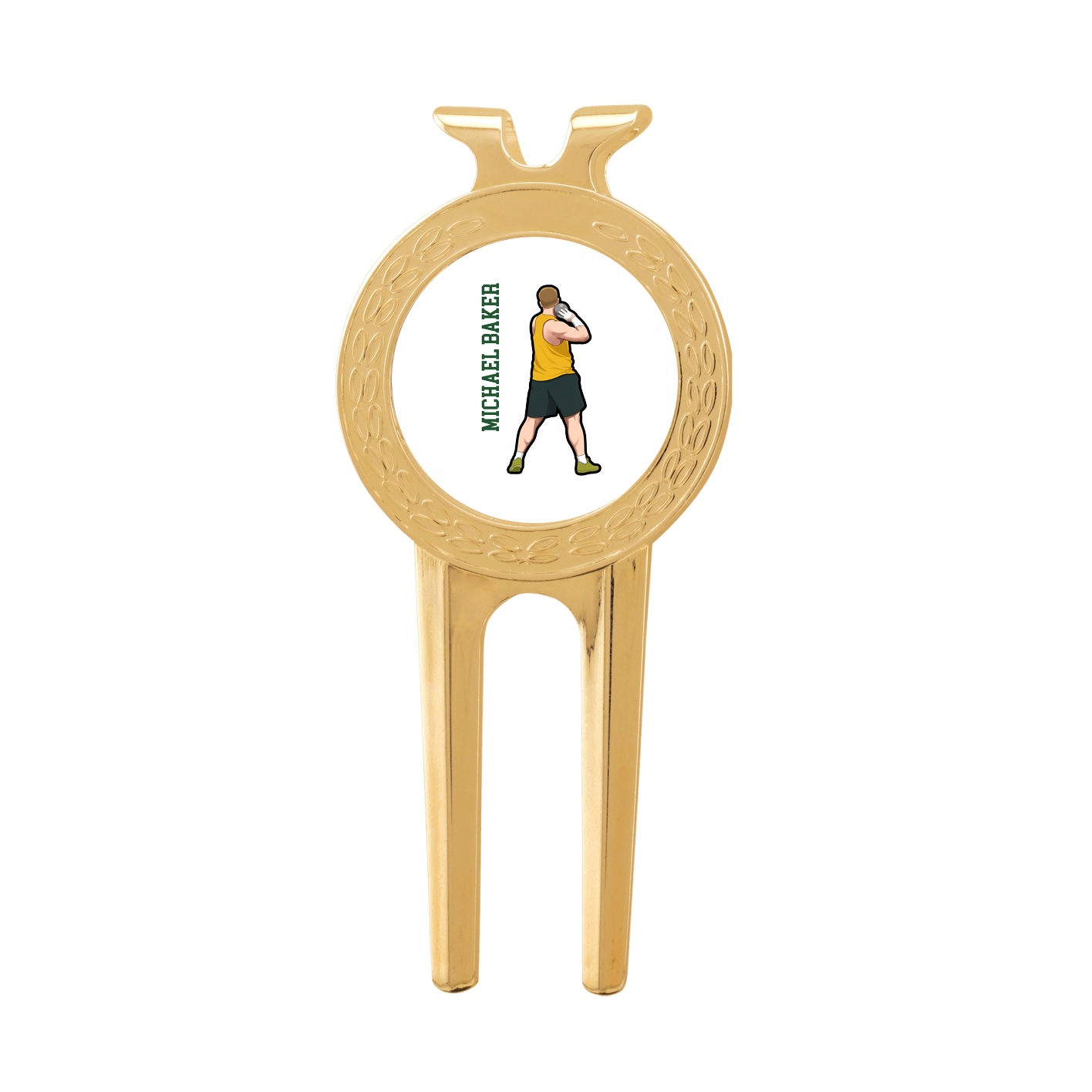 Divot Tool with Ball Marker — Name Vertical in Classic