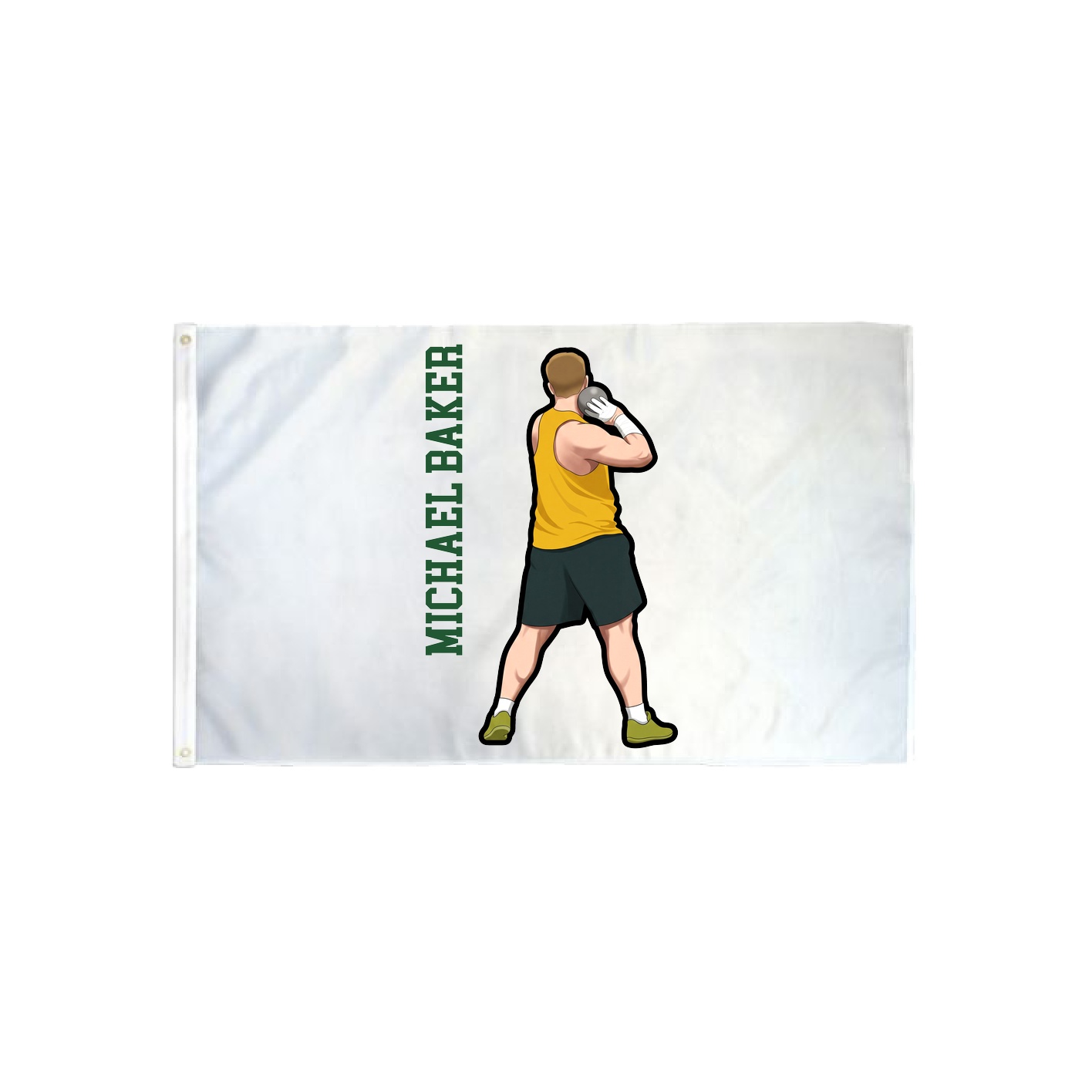 3x5 Flag — Name Vertical in Classic