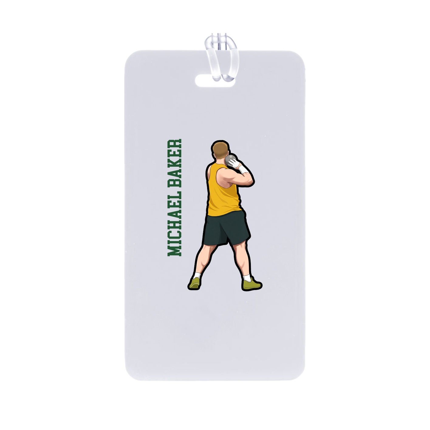 Bag Tag — Name Vertical in Classic