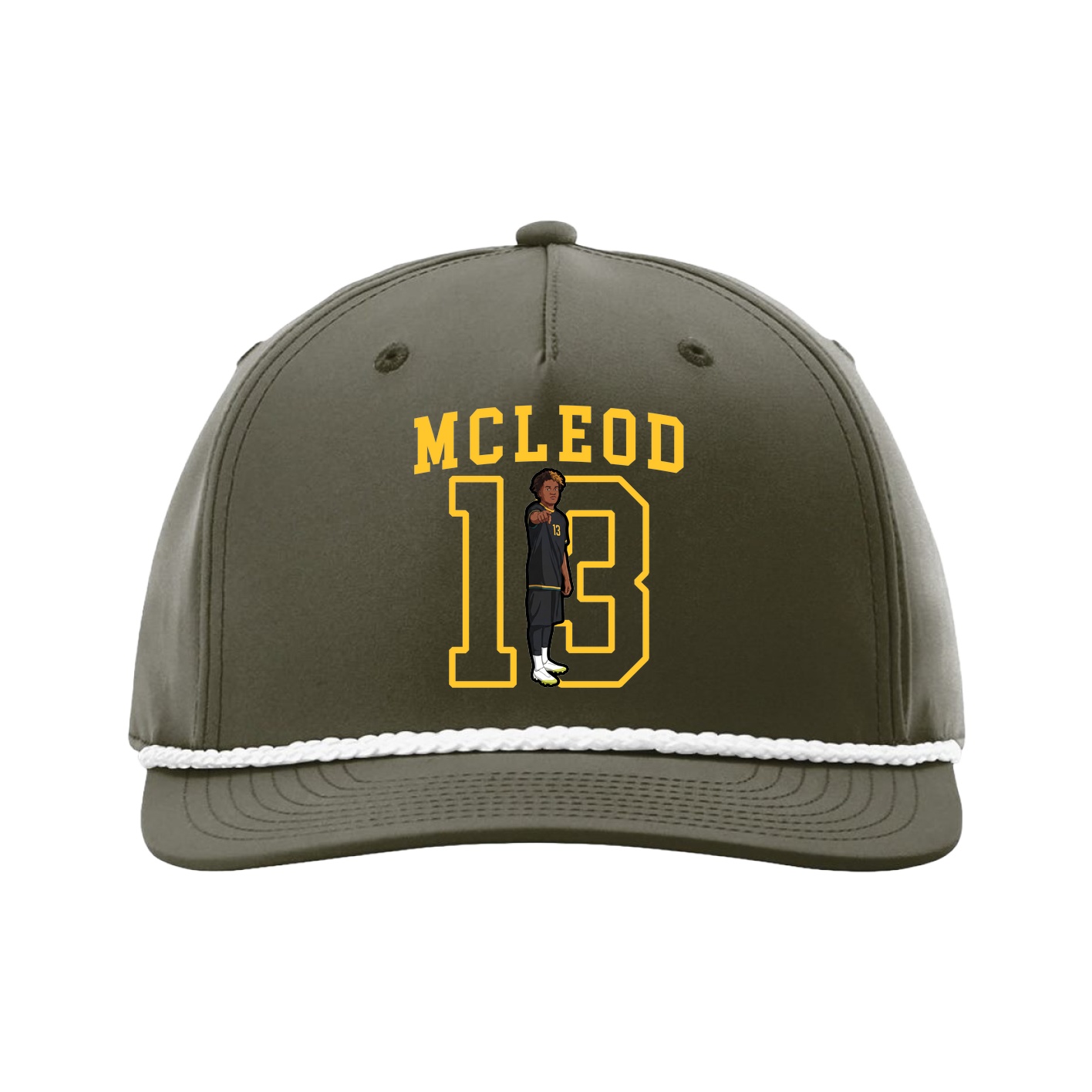 Five-Panel Classic Rope Cap — Shirsey in Green