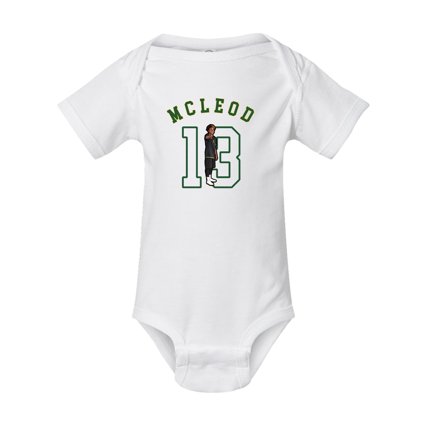Baby Onesie — Shirsey Arch in White