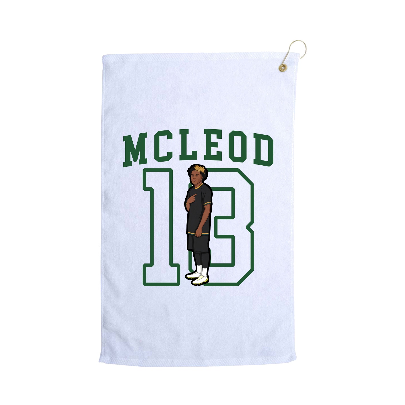 Golf Towel — Shirsey in White