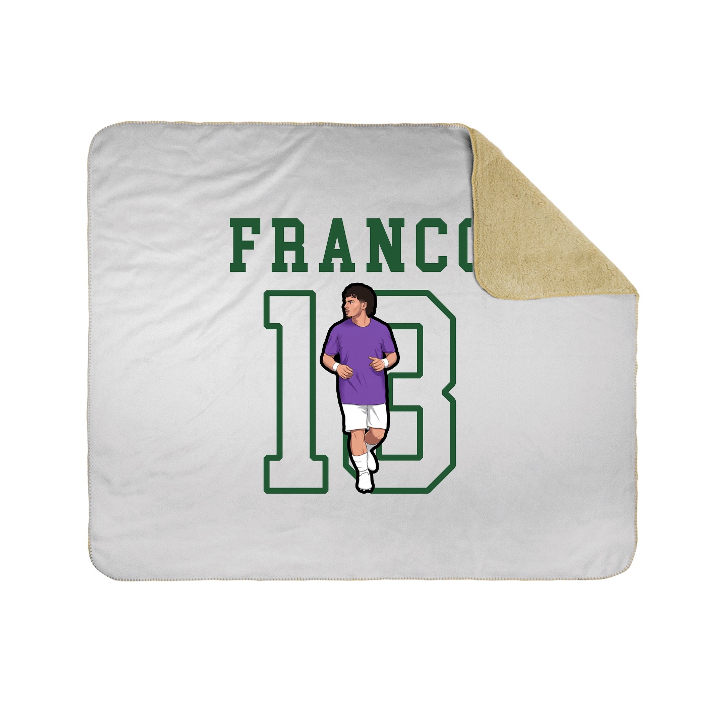 Throw Blanket — Shirsey in White