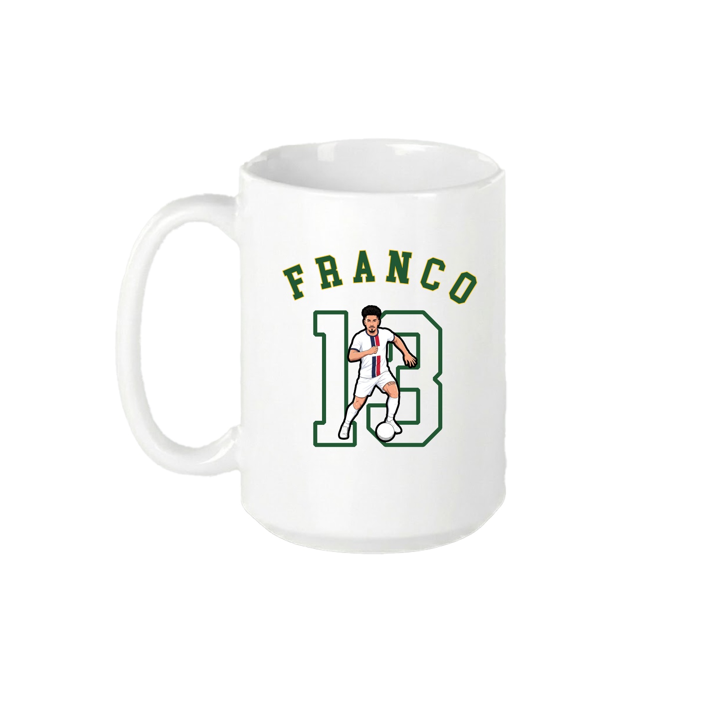 15oz Coffee Mug — Shirsey Arch in White