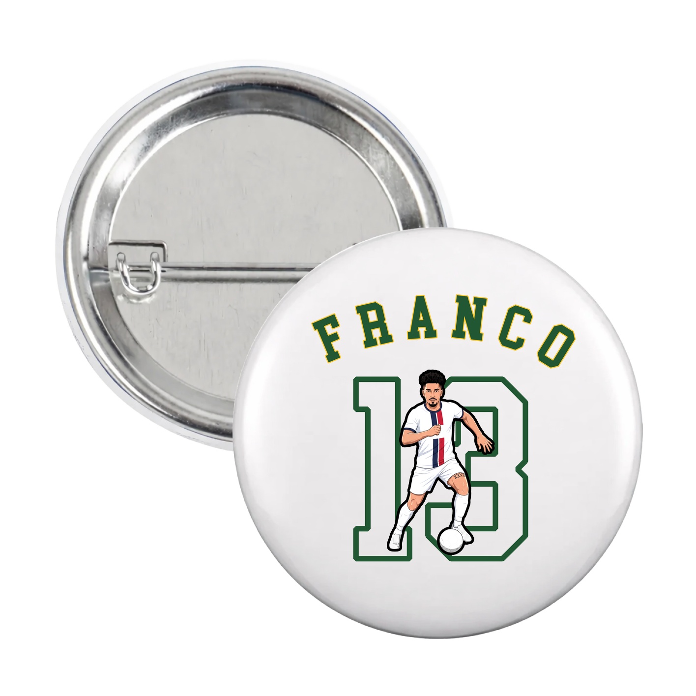 Game Day Button — Shirsey Arch in White