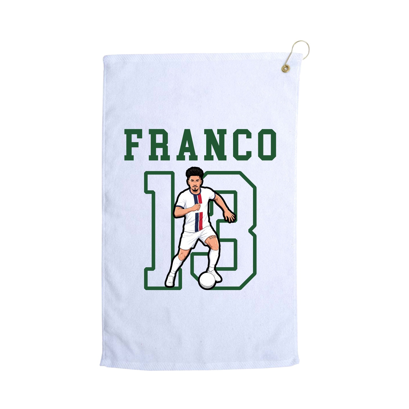 Golf Towel — Shirsey in White