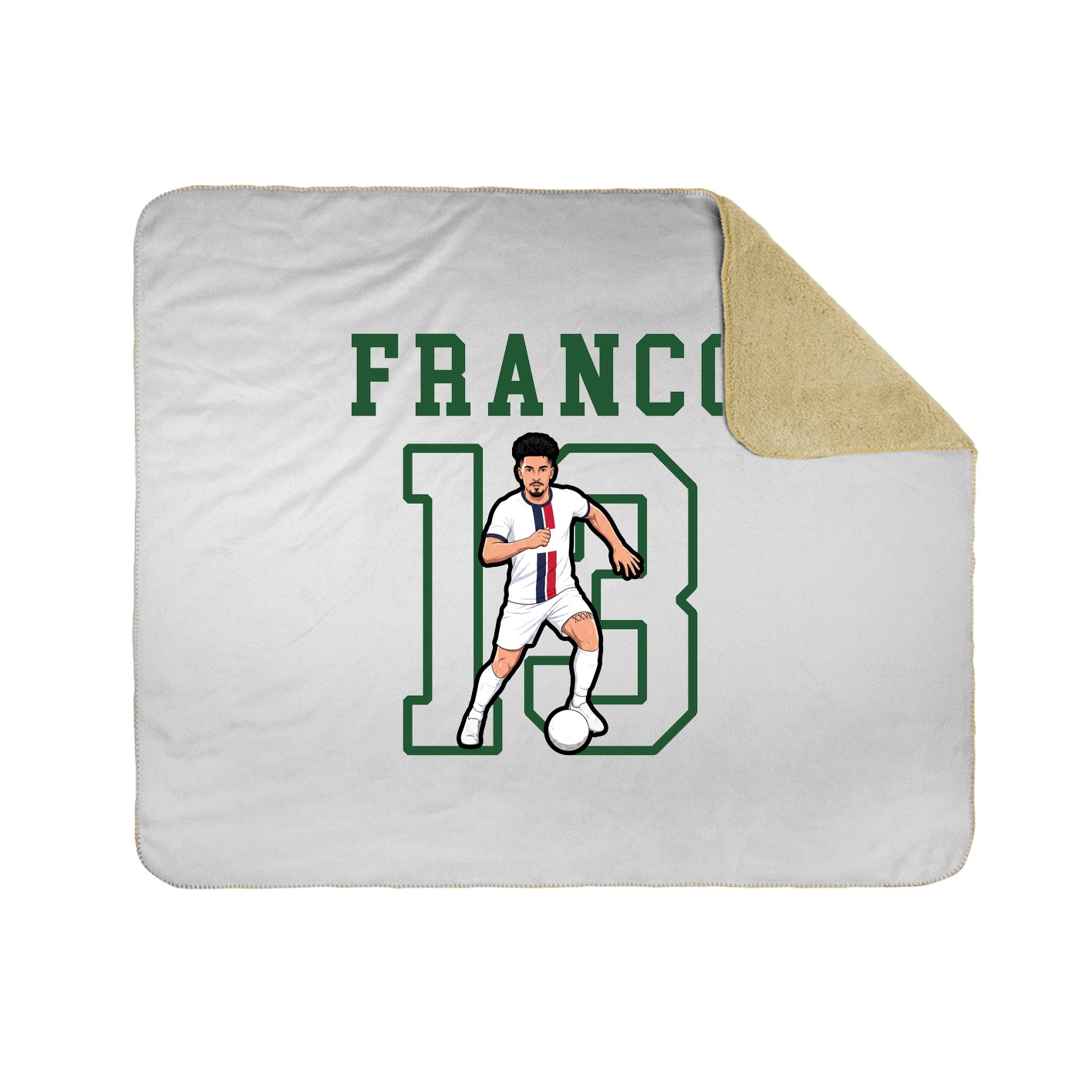 Throw Blanket — Shirsey in White