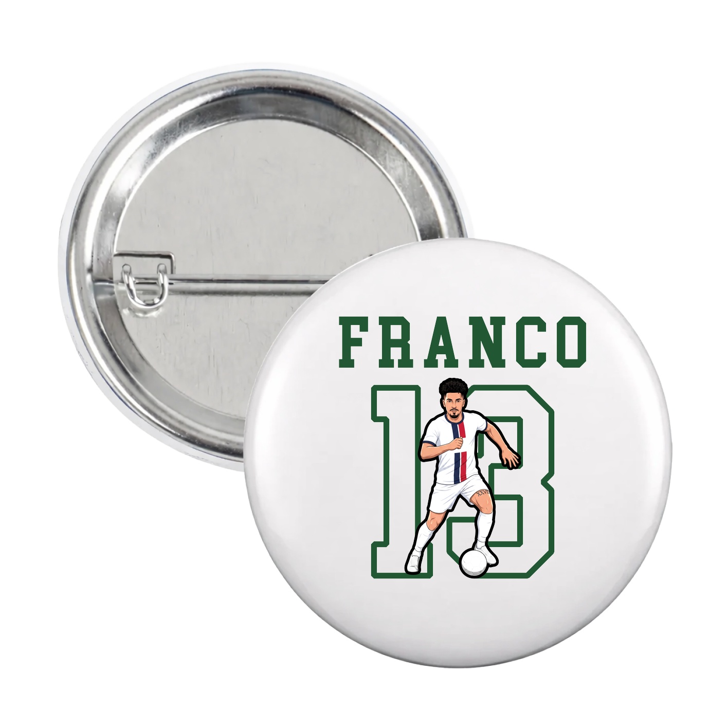 Game Day Button — Shirsey in White