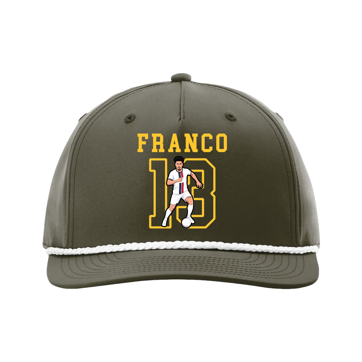 Five-Panel Classic Rope Cap — Shirsey in Green