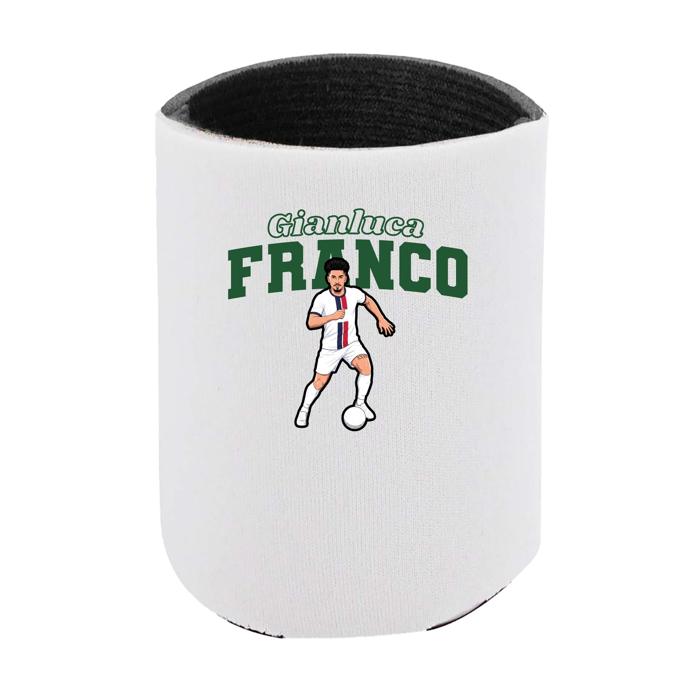Can Holder — Name Arch in White