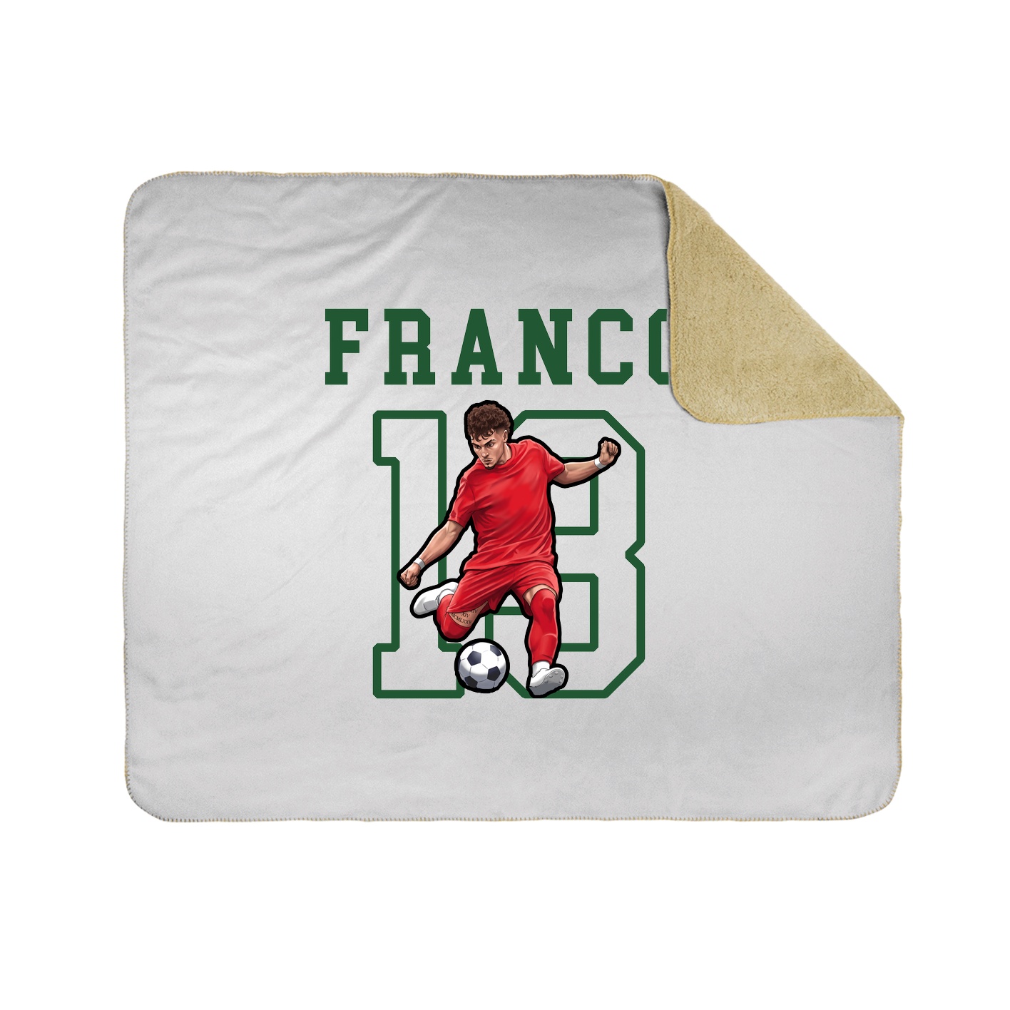 Throw Blanket — Shirsey in White