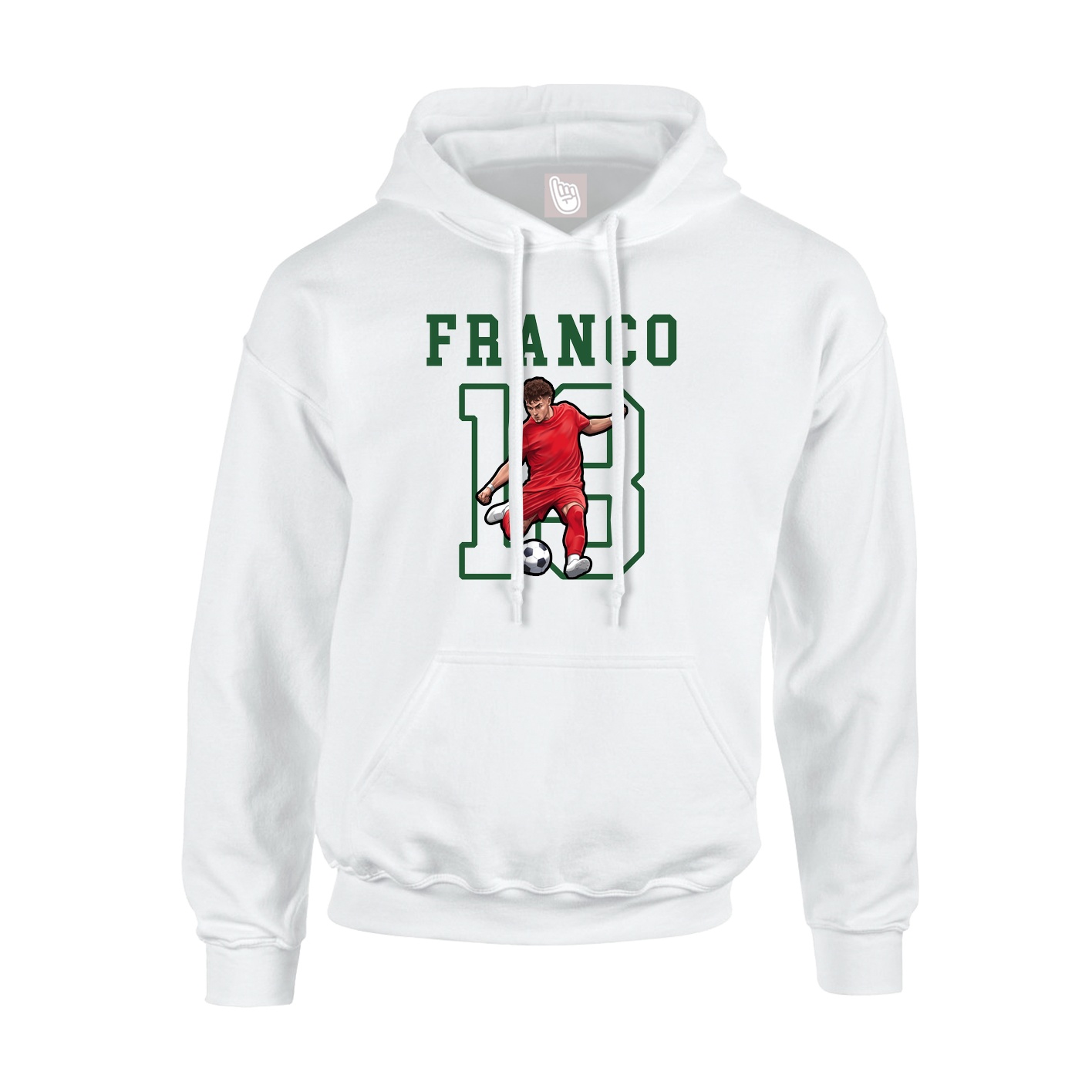 Hoodie — Shirsey in White