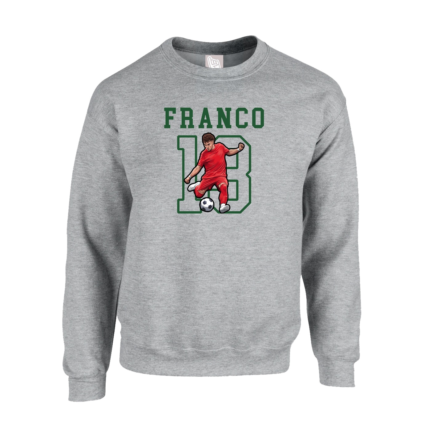 Fleece Crew — Shirsey in Grey