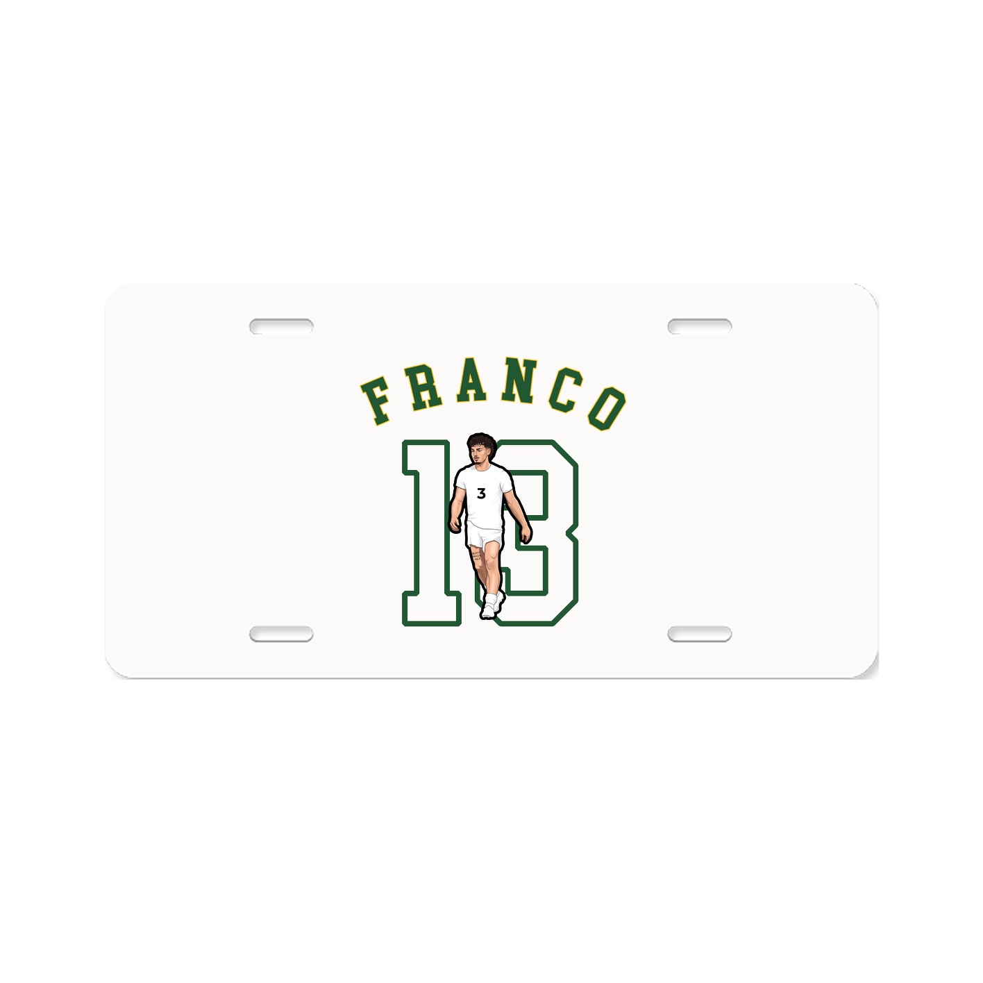 License Plate — Shirsey Arch in Classic