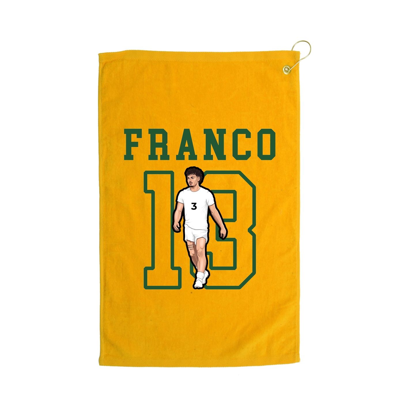 Golf Towel — Shirsey in Gold