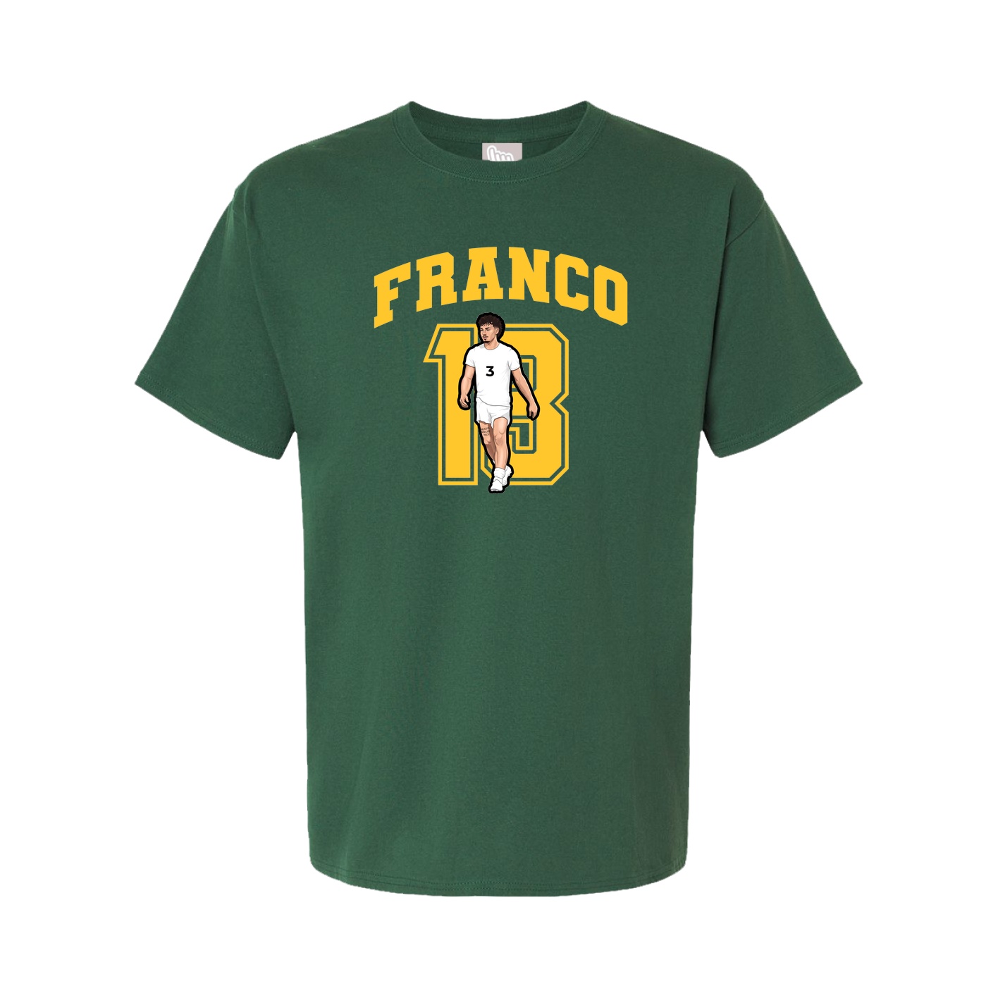 Youth Tee — Number in Green