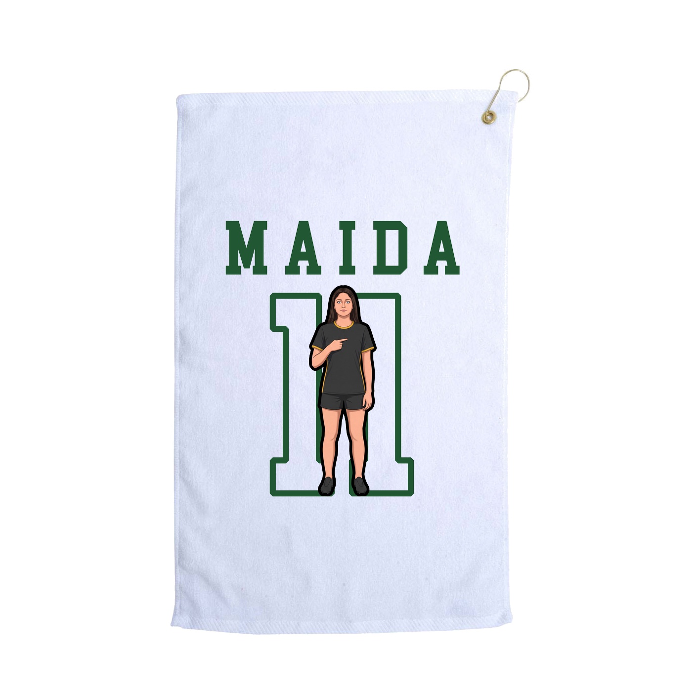 Golf Towel — Shirsey in White