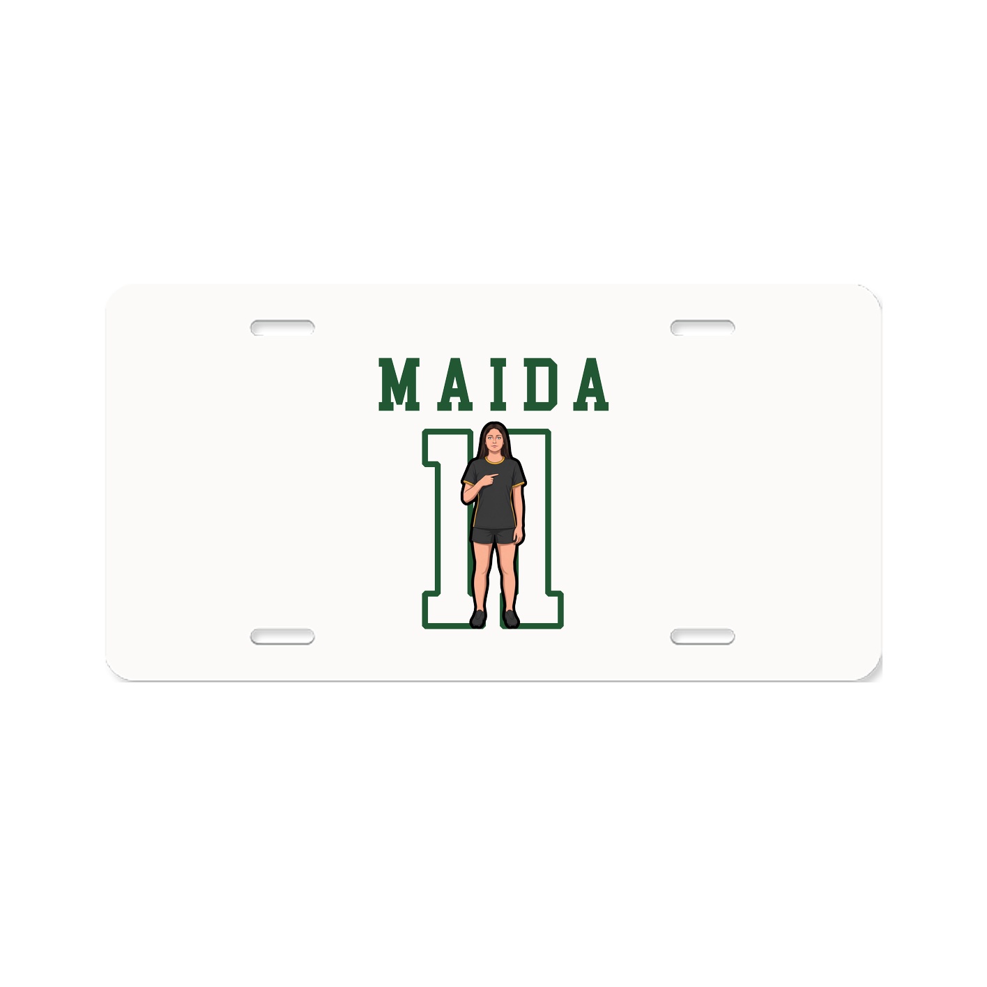 License Plate — Shirsey in Classic