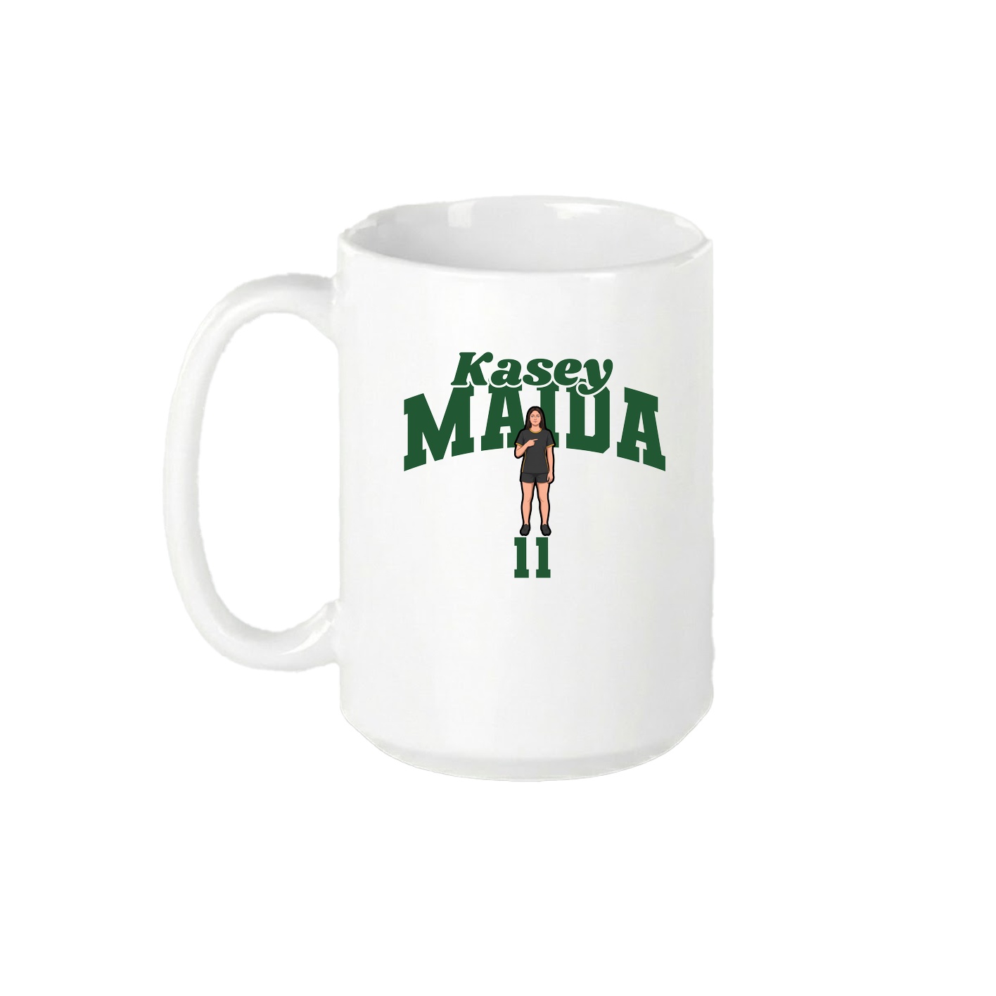 15oz Coffee Mug — Signature Arch in White