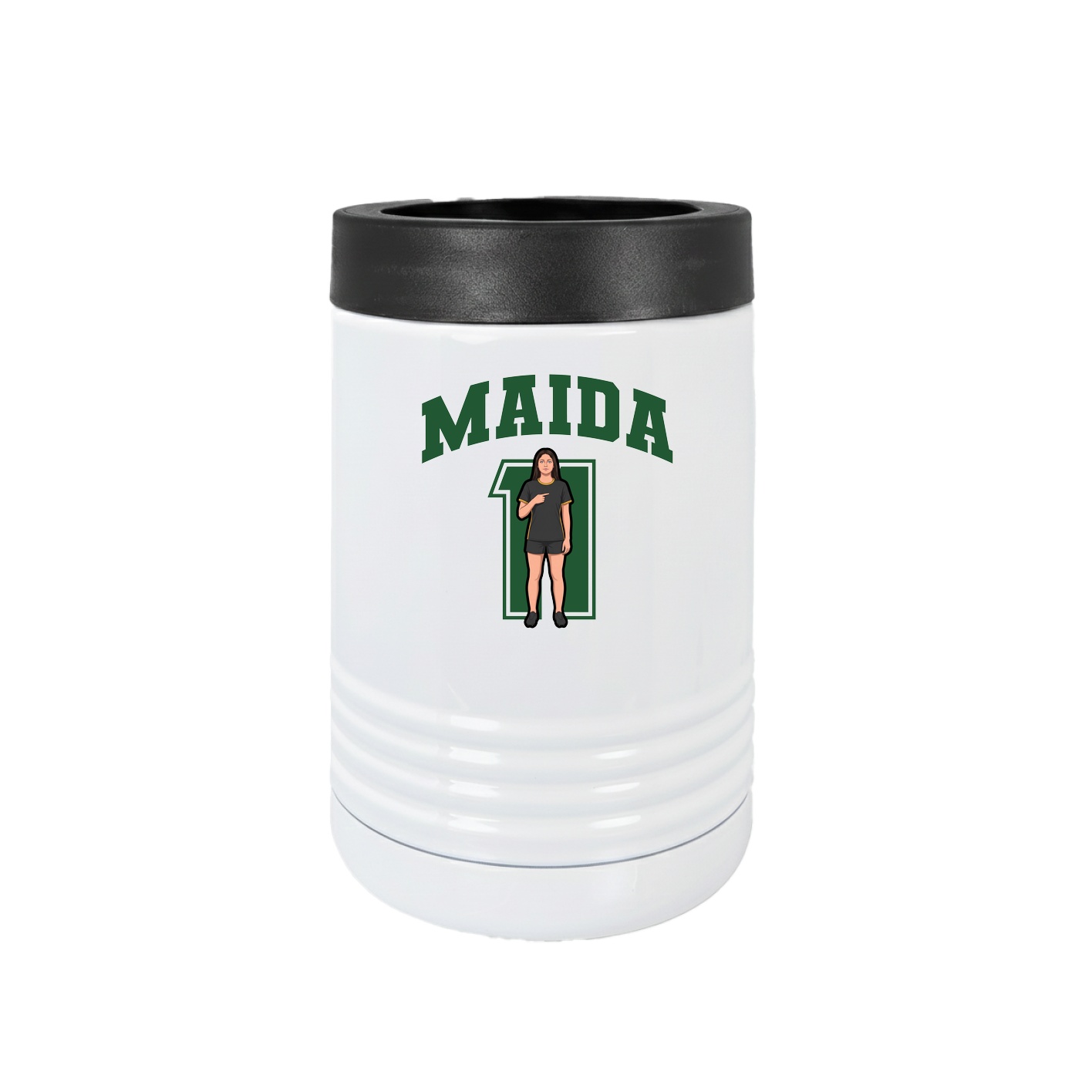 Beverage Holder — Number in White