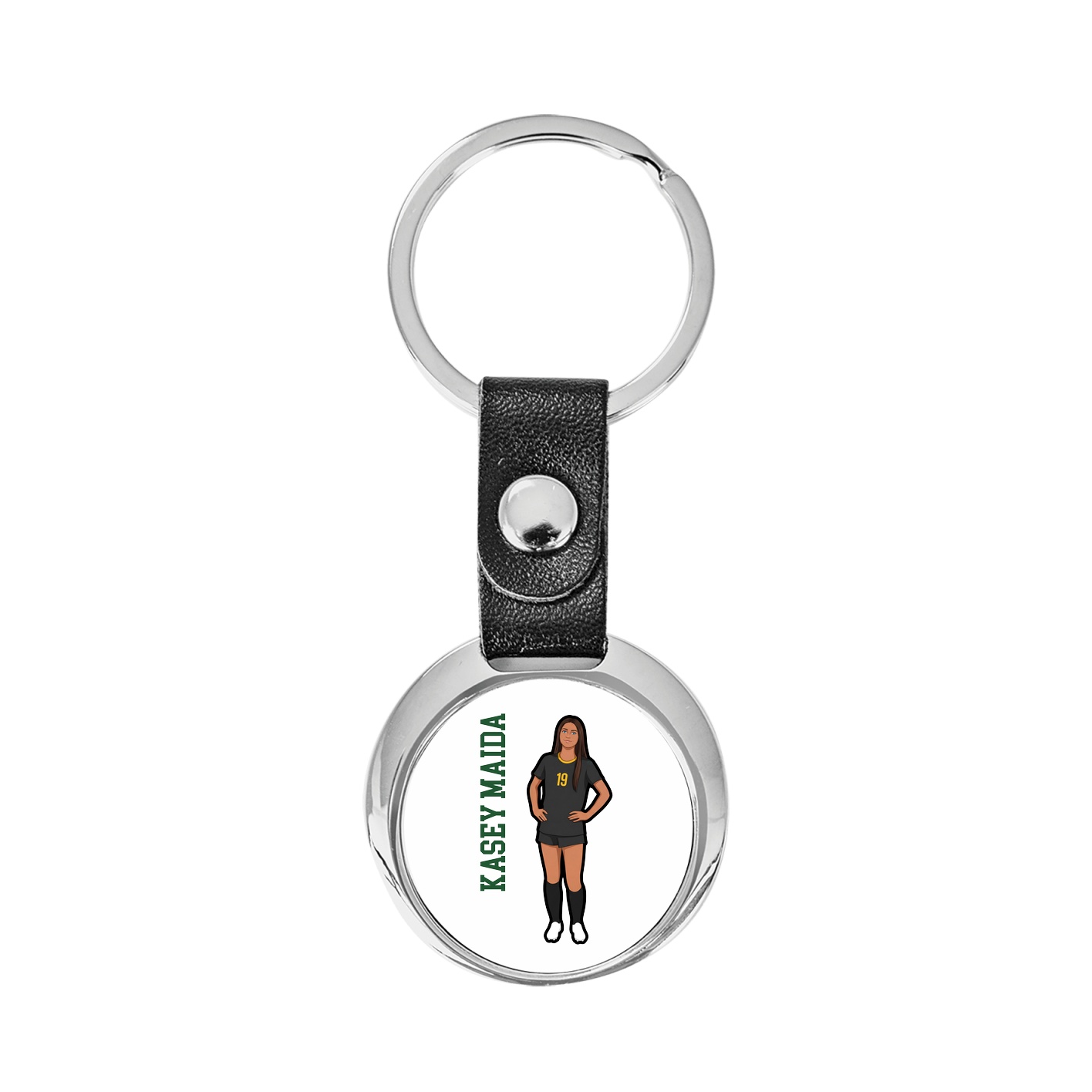 Key Chain — Name Vertical in Classic