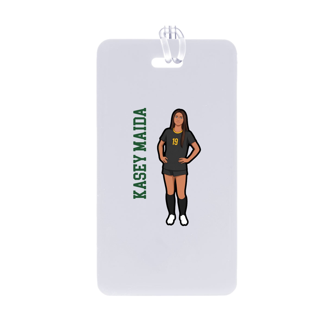 Bag Tag — Name Vertical in Classic