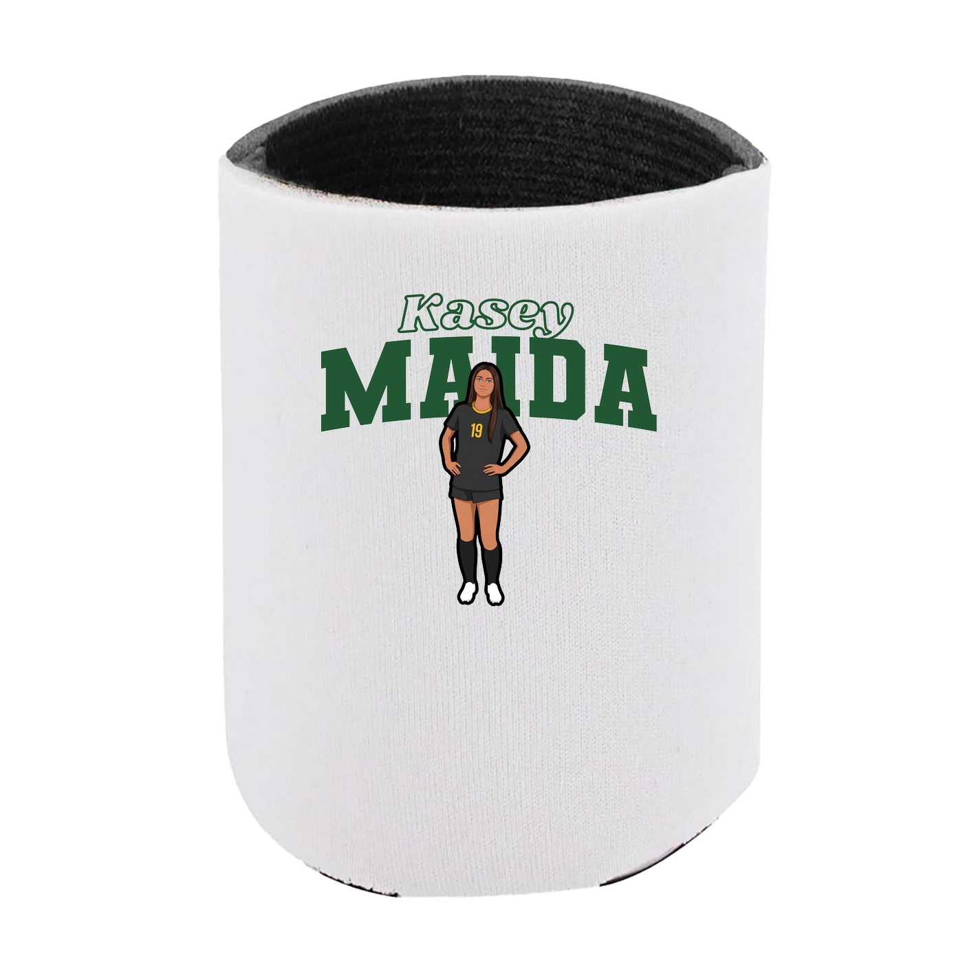 Can Holder — Name Arch in White