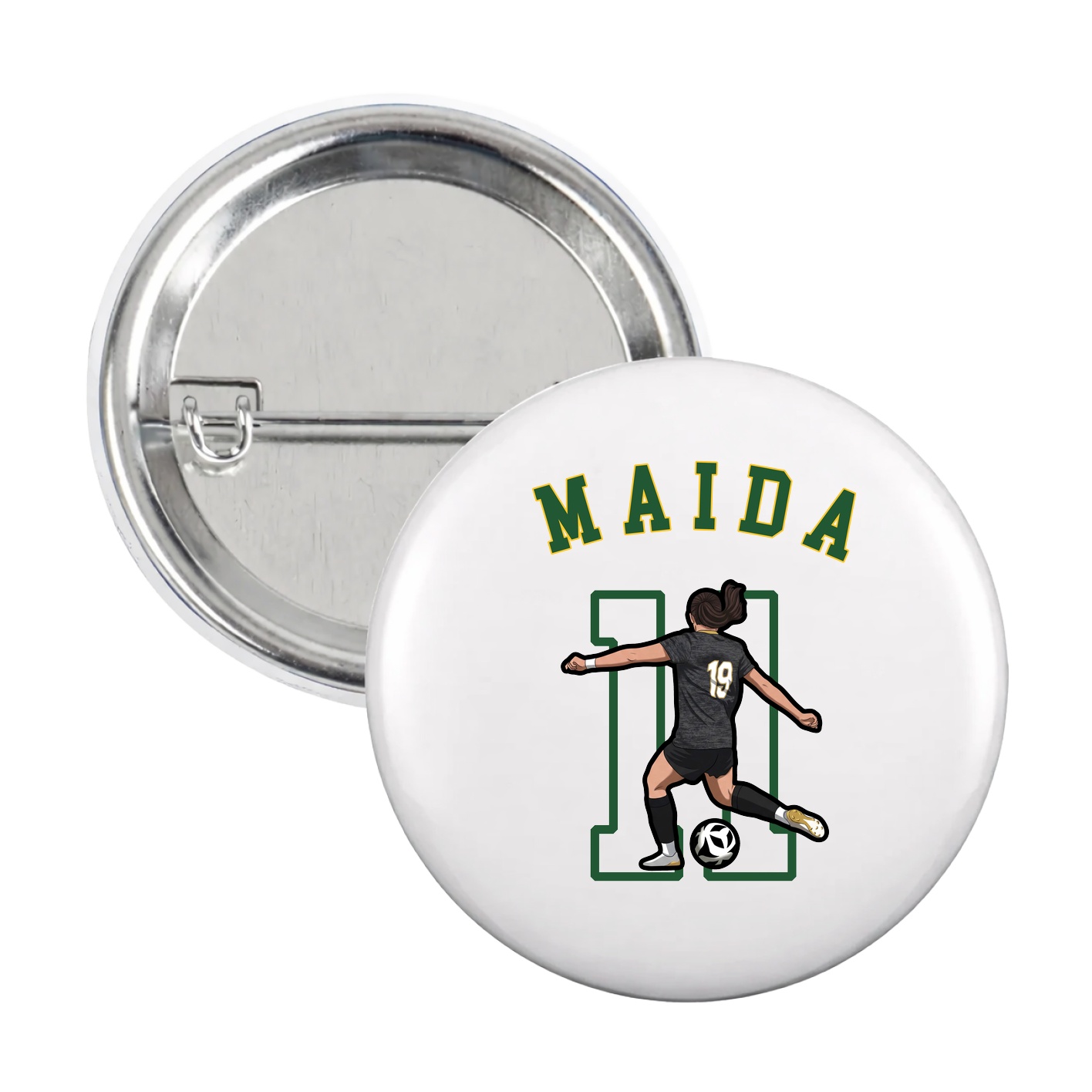 Game Day Button — Shirsey Arch in White
