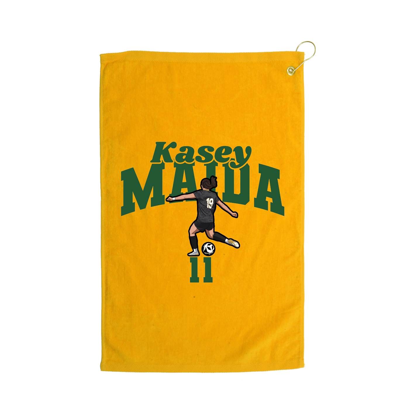 Golf Towel — Signature Arch in Gold